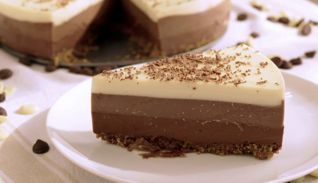 Tarta 3 chocolates