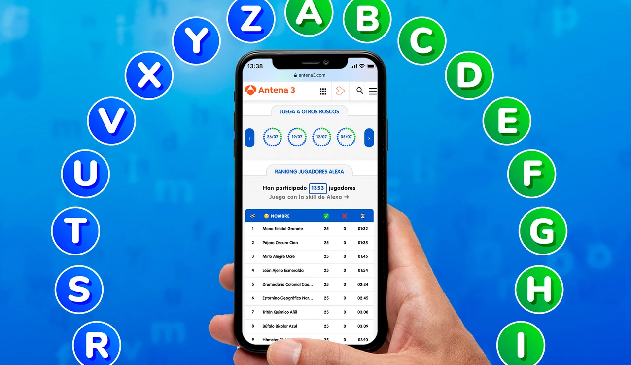 Participa en nuestro &#39;Rosco virtual&#39; desde Alexa y entra en el ranking de los mejores
