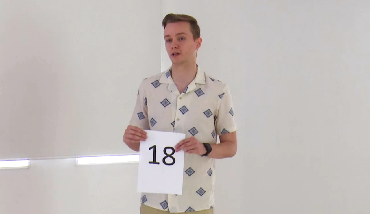 Exclusiva: las imágenes del casting de Manu para convertirse en concursante de Pasapalabra