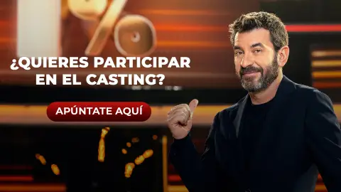Casting abierto: ¿Quieres participar en El 1% de Antena 3? Casting abierto: ¿Quieres participar en El 1% de Antena 3?