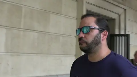 Antonio Tejado, este miércoles en los juzgados