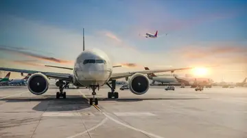 Avión en la pista