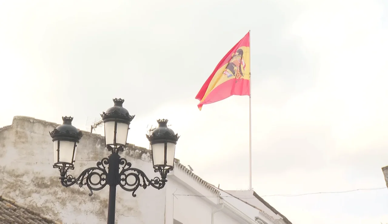 Bandera en Bornos