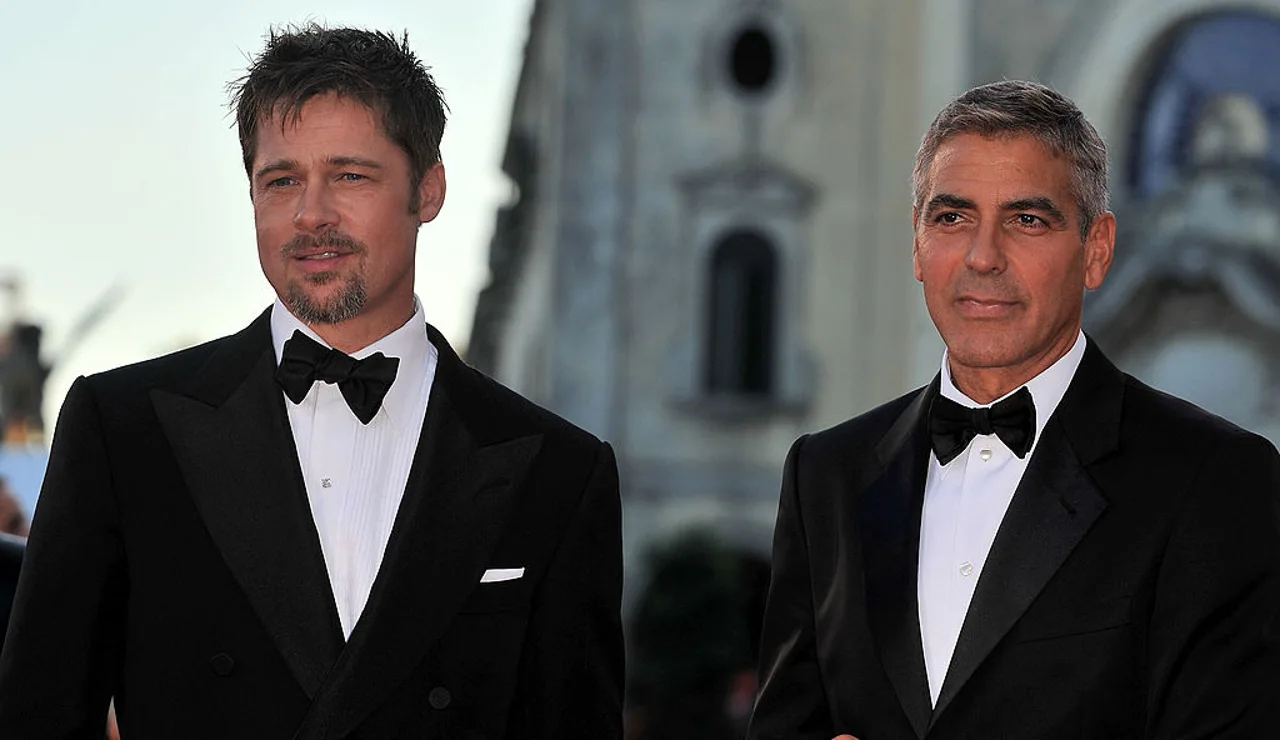 Brad Pitt y George Clooney