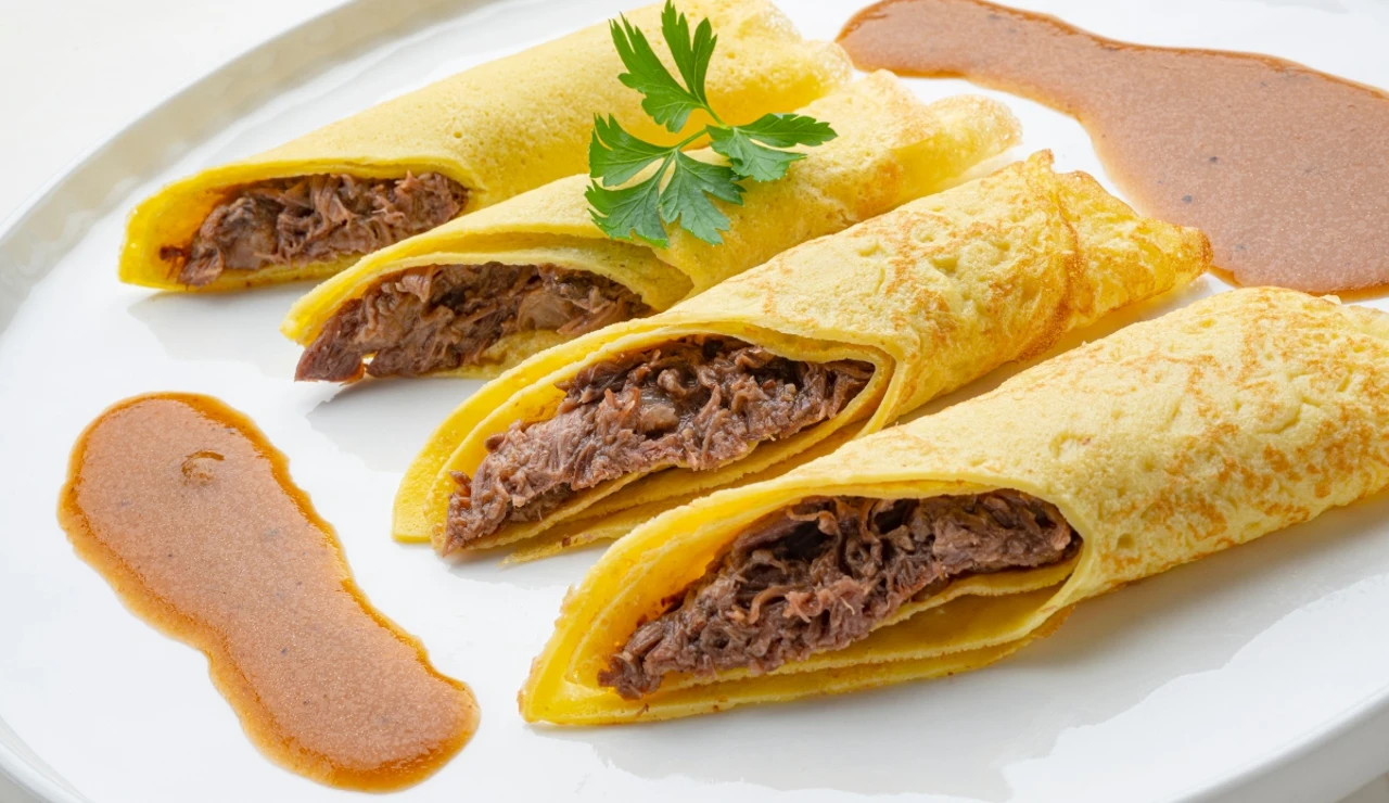 Crepes rabo de toro