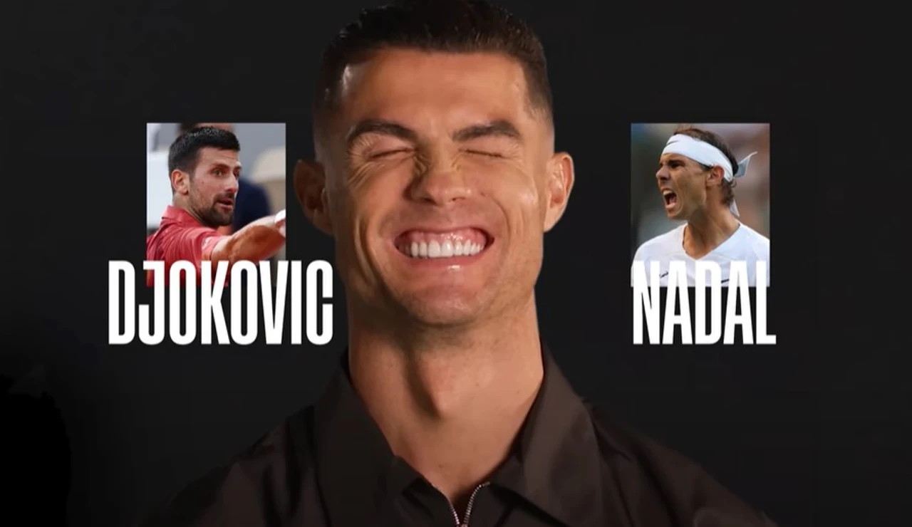 Cristiano eligiendo entre Djokovic o Nadal