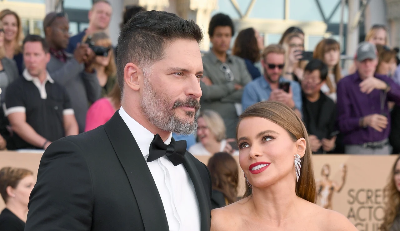 Joe Manganiello y Sofía Vergara en los Actors Guild Awards en 2017