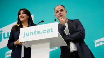 Laura Borràs y Jordi Turull