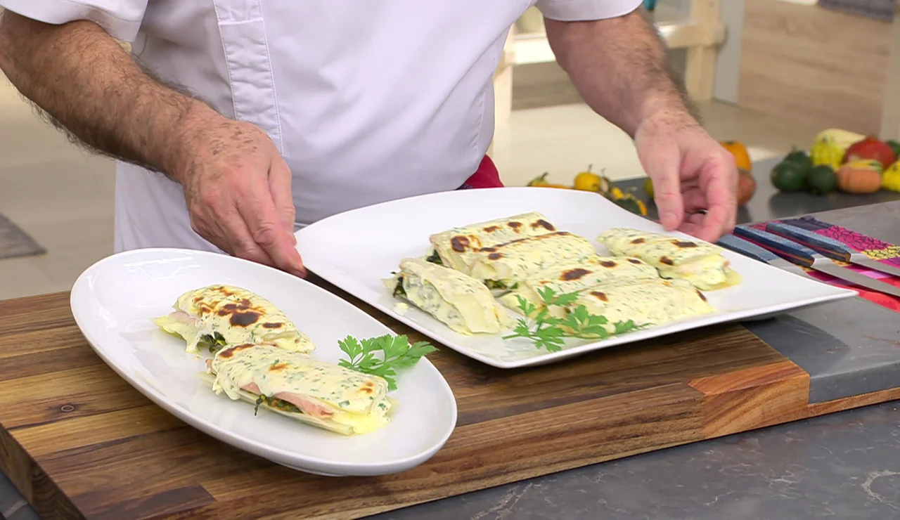 Pencas rellenas gratinadas