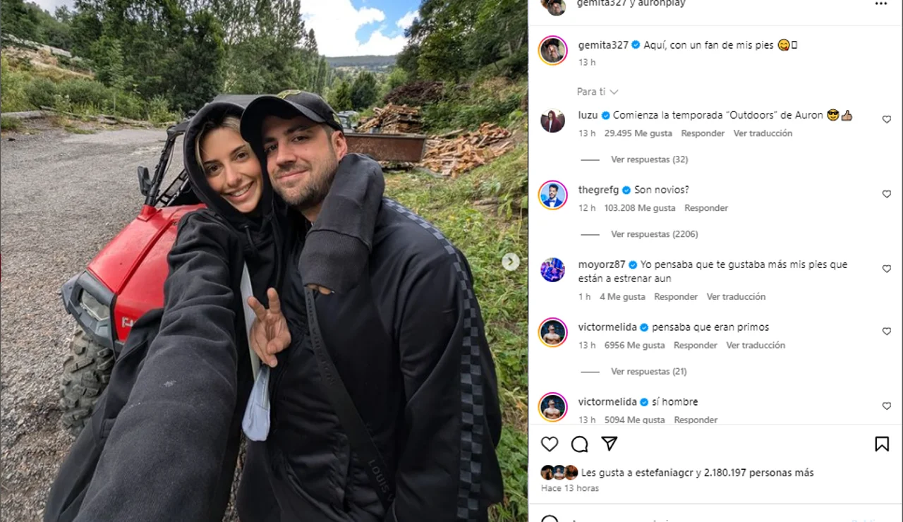Post de Auron y Gemita