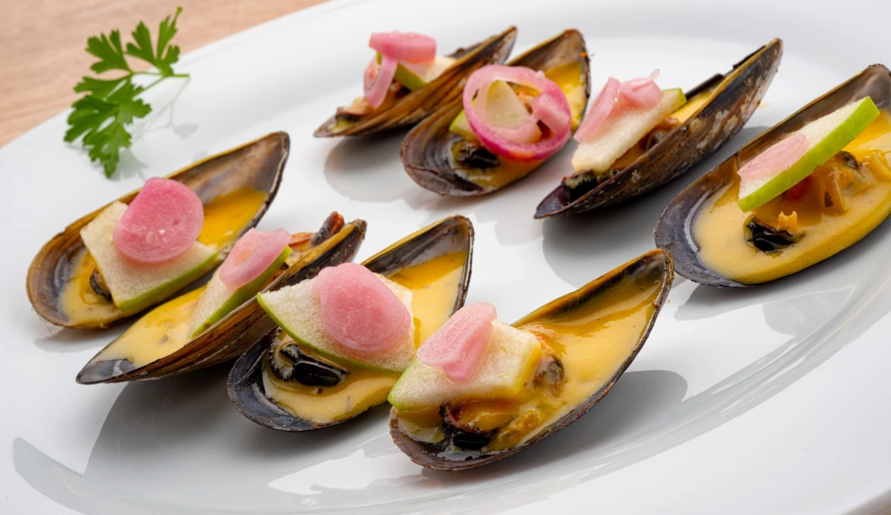 Receta de mejillones con salsa bearnesa, de Joseba Arguiñano