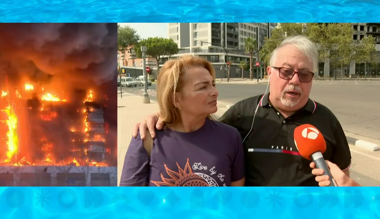 Supervivientes del incendio
